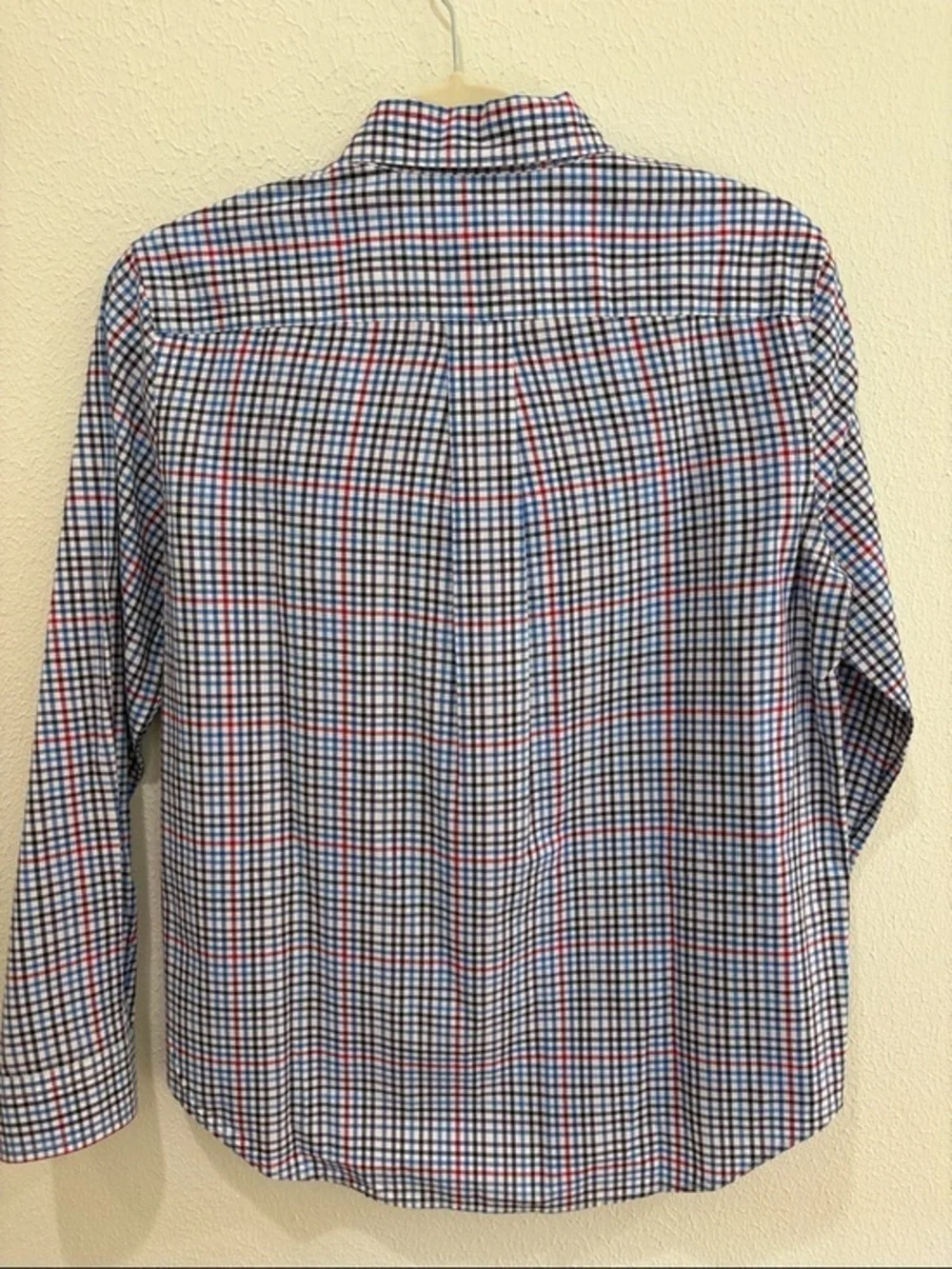 Ralph Lauren Men's Blue & Red Plaid Button-Down Shirt